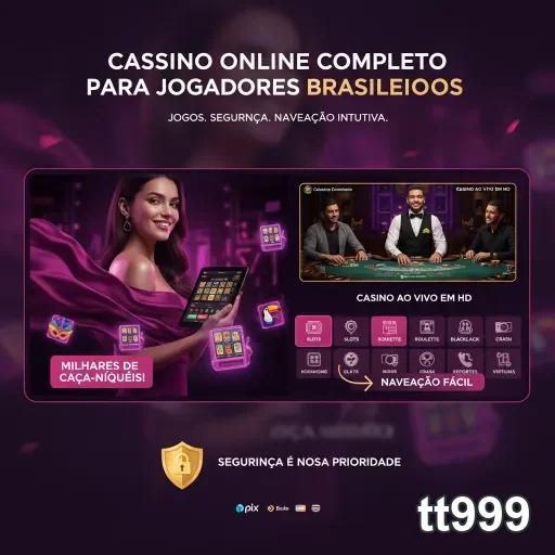 Ilustração de Acesse o tt999 para uma experiência de cassino online rápida e segura